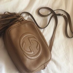 Gucci disco bag beige